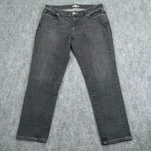 Eileen Fisher Jeans Womens 8P (Fits 32x25) Crop Organic Cotton Stretch Twill USA
